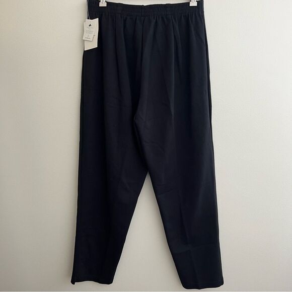 1X NWT Liz Claiborne Women black knit blend pants elastic waist - Picture 5 of 15